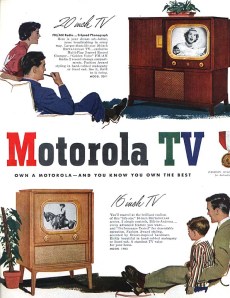 1950s Motorola TV ad