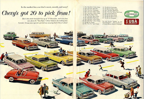 1950s Chevrolet Ad